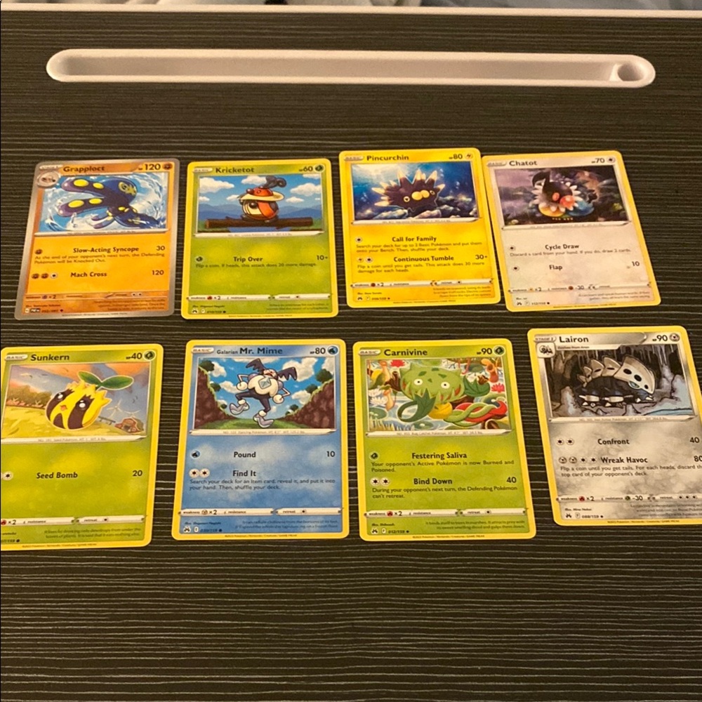 Pokemon Trading Card Game Set of 8